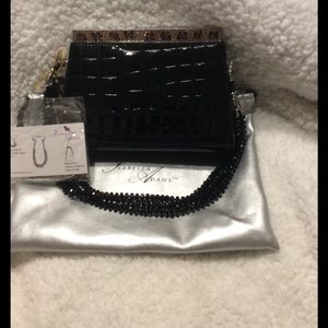 Isabella Adams Black Evening Bag Purse